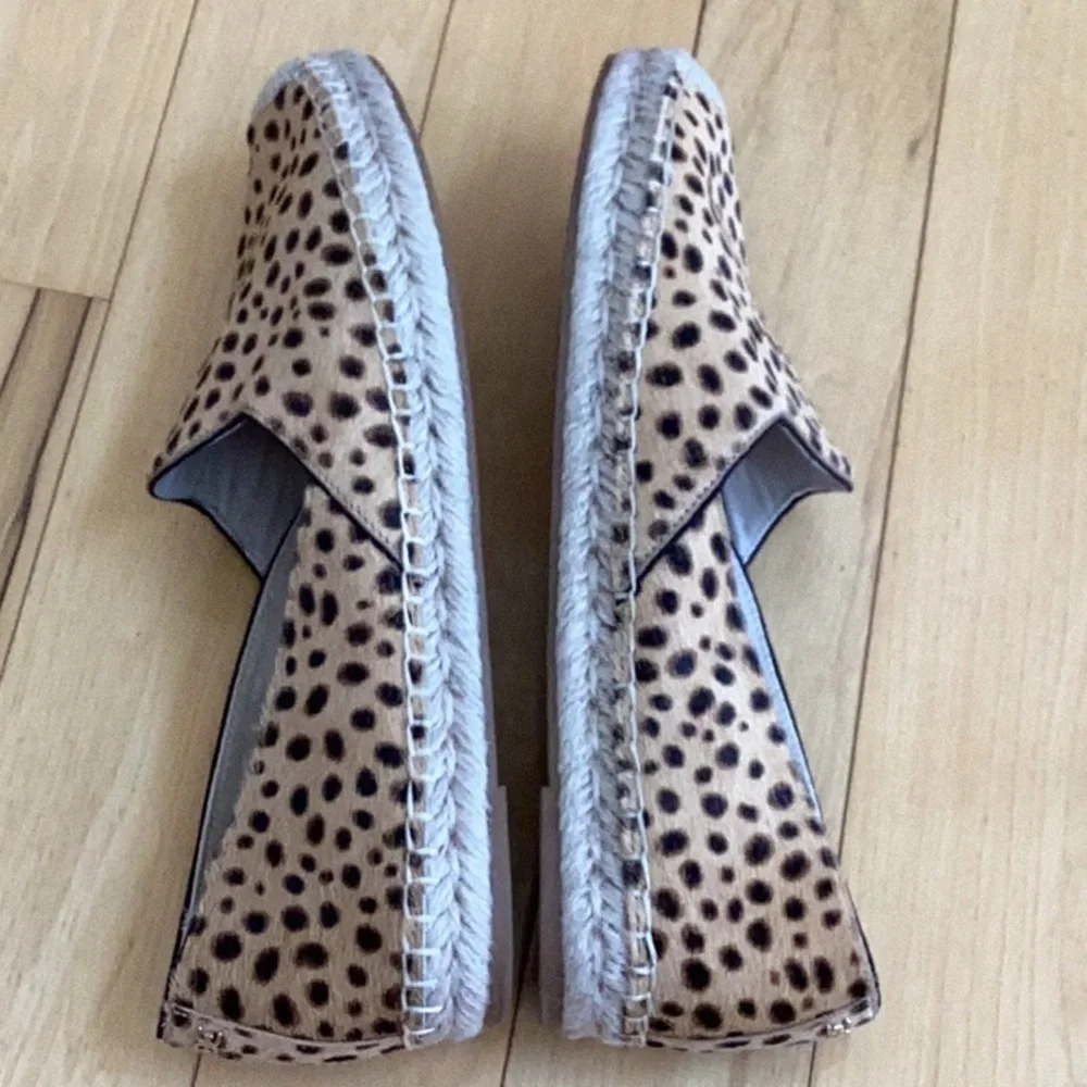 Sam Edelman Kesia animal print espadrille flats Women’s size 11.